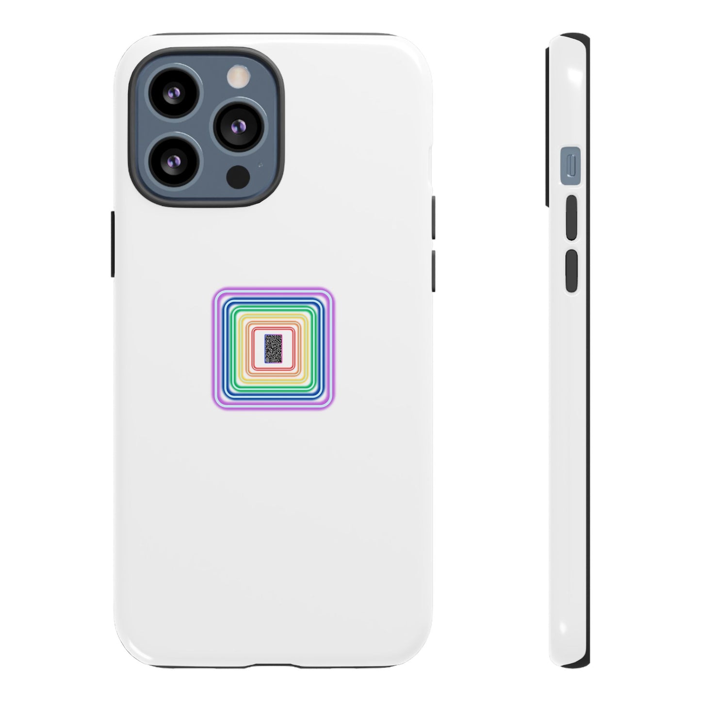 Colorful Geometric Phone Case for Tough Cases, Fun Phone Accessory, Unique Gift, Trendy Tech, Phone Protection