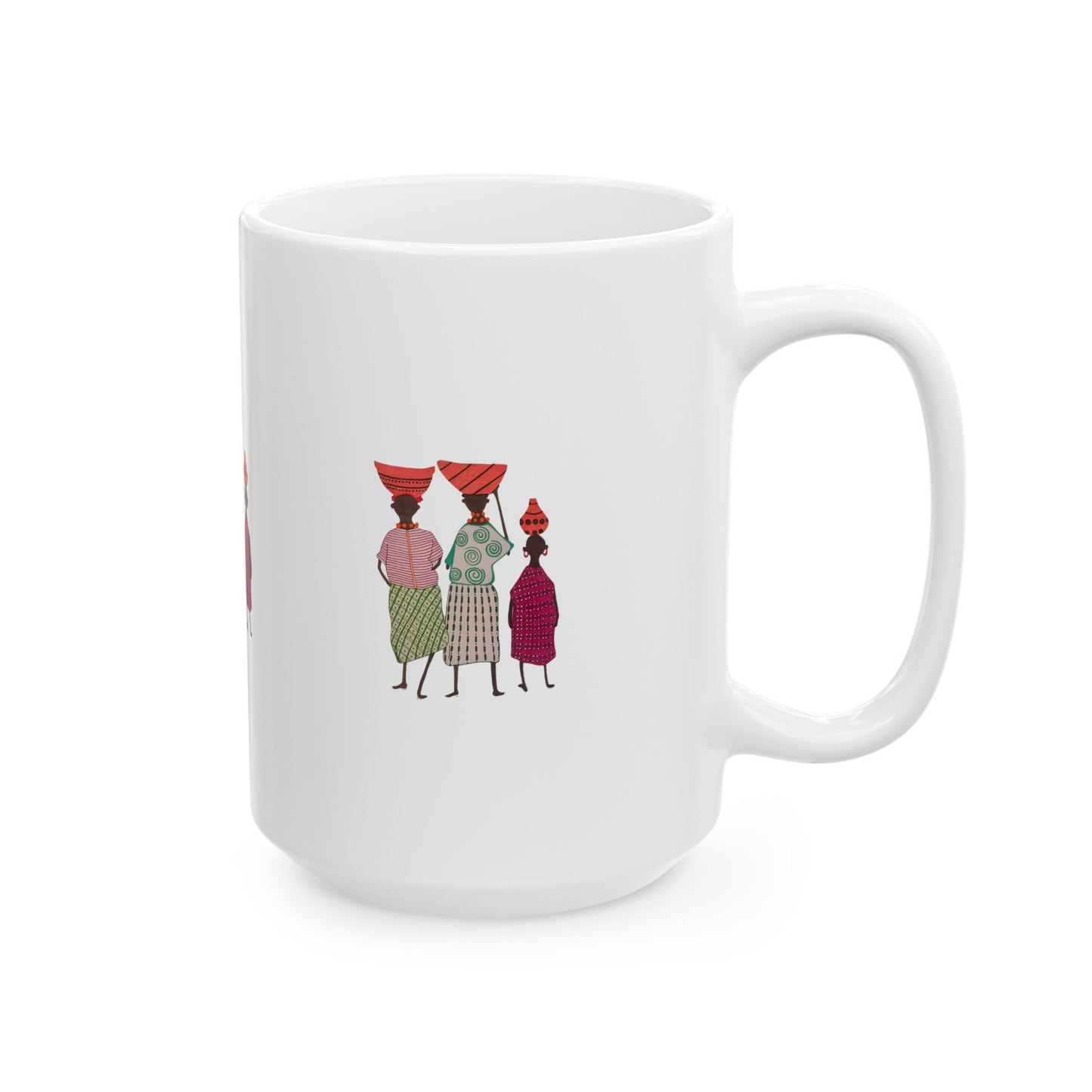 Dinkgwana Ceramic Mug - 11oz & 15oz - Unique Design