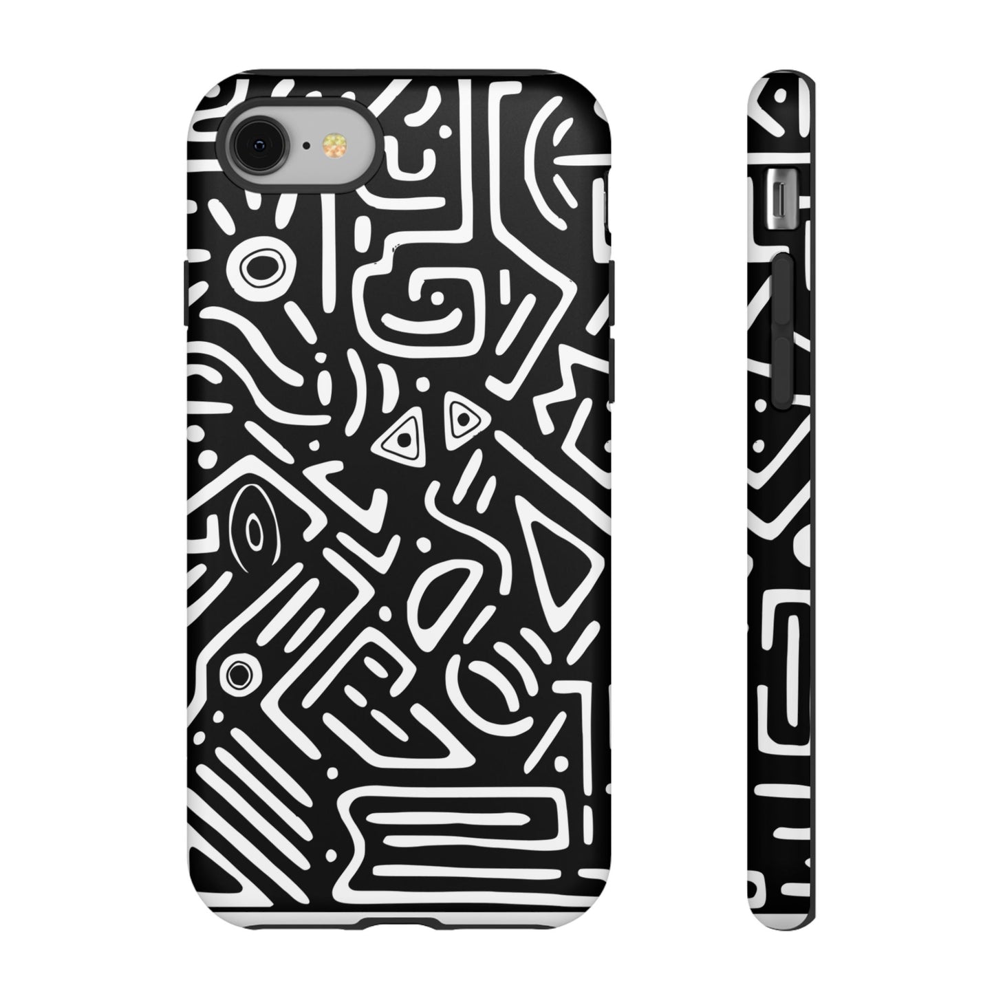 Stylish Phone Case, Abstract Design, Tough Cell Phone Cover, Modern Smartphone Protector, Gift for Tech Lovers, Unique Accessories