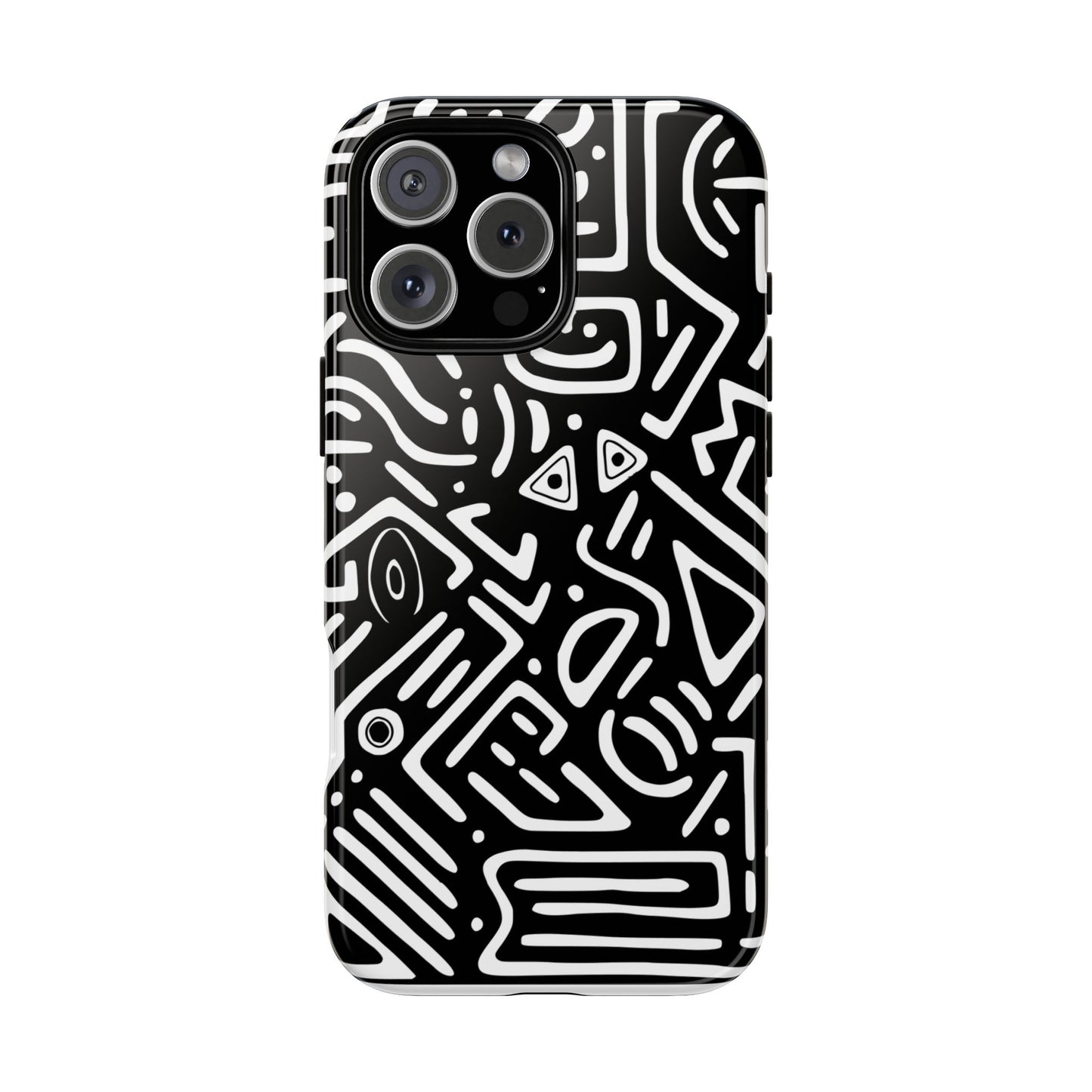 Stylish Phone Case, Abstract Design, Tough Cell Phone Cover, Modern Smartphone Protector, Gift for Tech Lovers, Unique Accessories