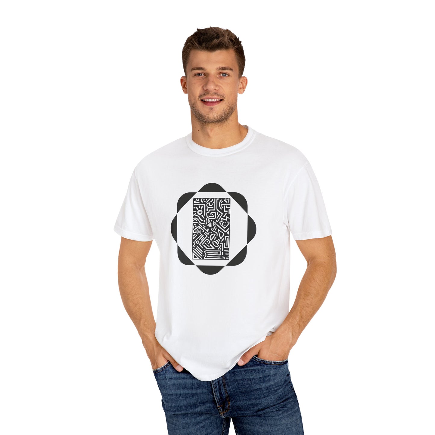 Pulse Tee, Unisex Fashion Top, Unique Gift Idea, Casual Wear, Art-Inspired Apparel
