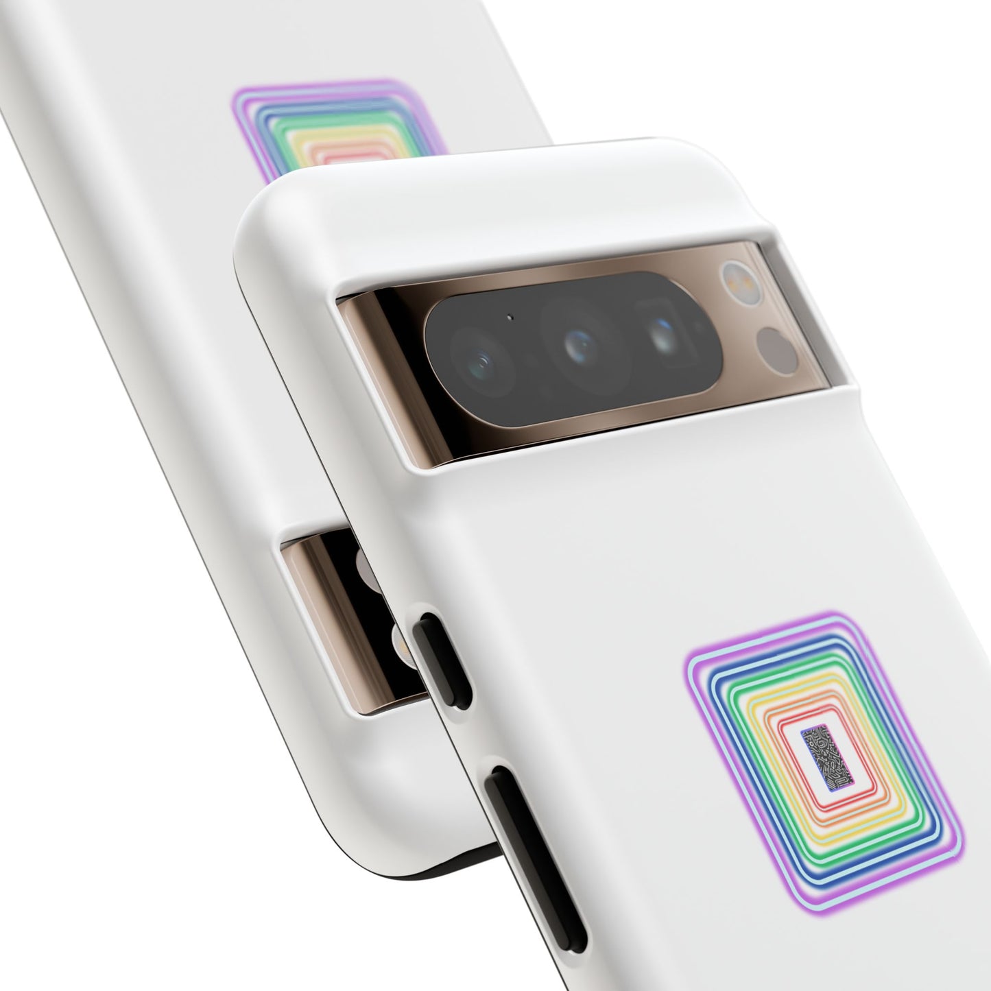 Colorful Geometric Phone Case for Tough Cases, Fun Phone Accessory, Unique Gift, Trendy Tech, Phone Protection
