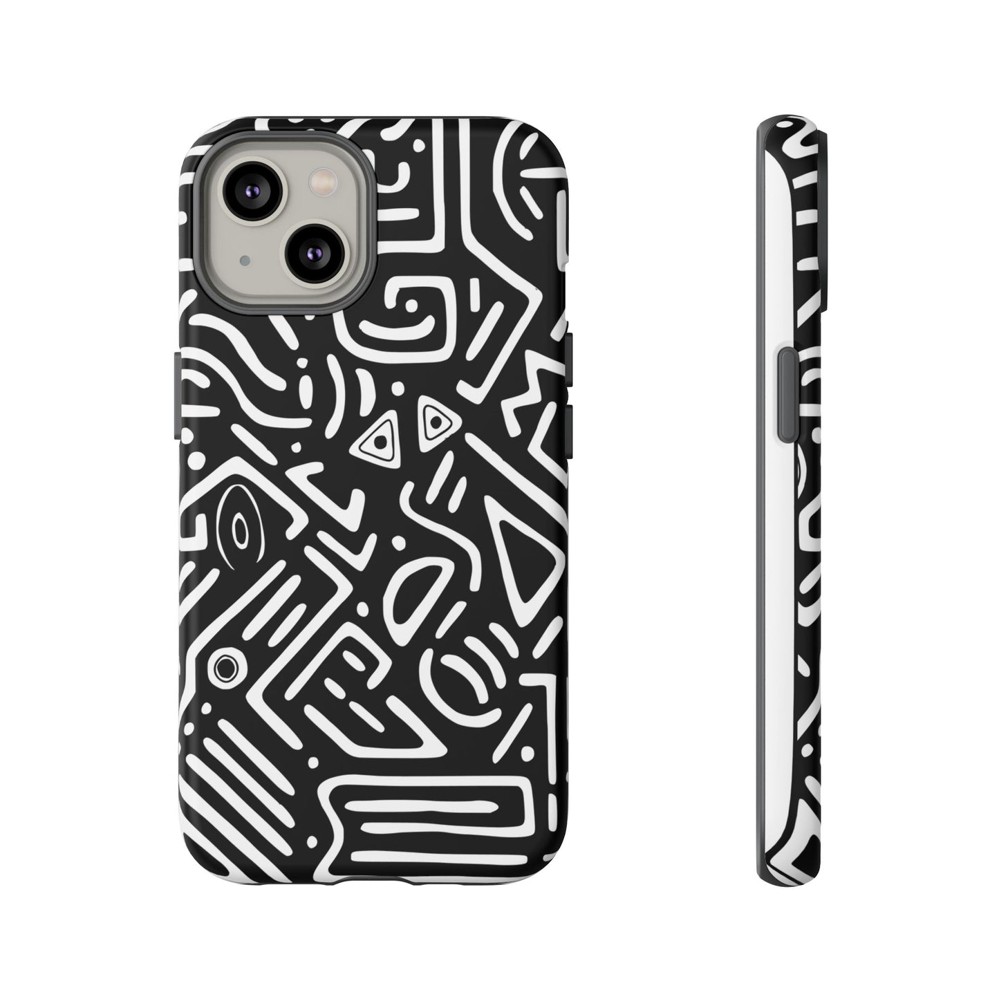 Stylish Phone Case, Abstract Design, Tough Cell Phone Cover, Modern Smartphone Protector, Gift for Tech Lovers, Unique Accessories