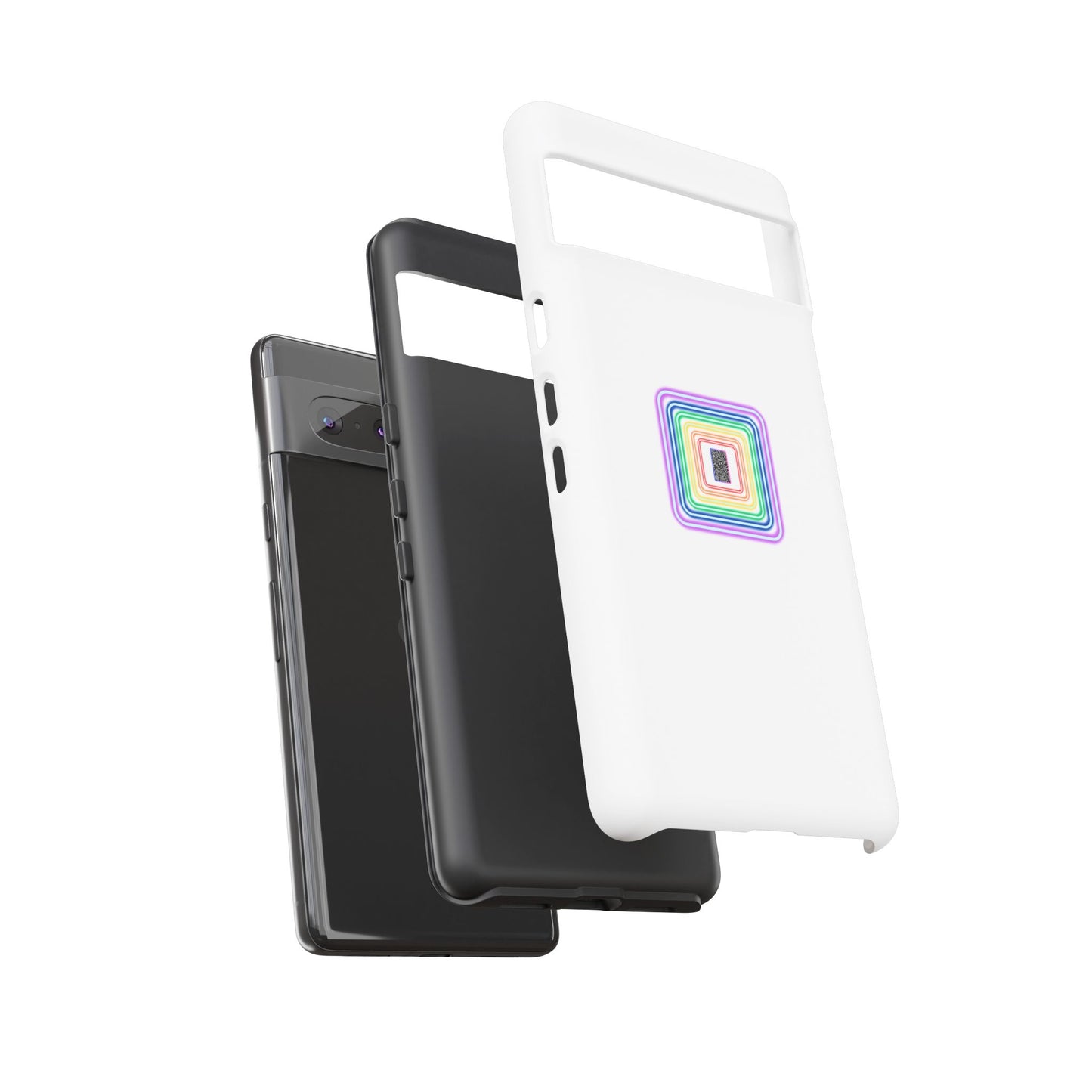 Colorful Geometric Phone Case for Tough Cases, Fun Phone Accessory, Unique Gift, Trendy Tech, Phone Protection