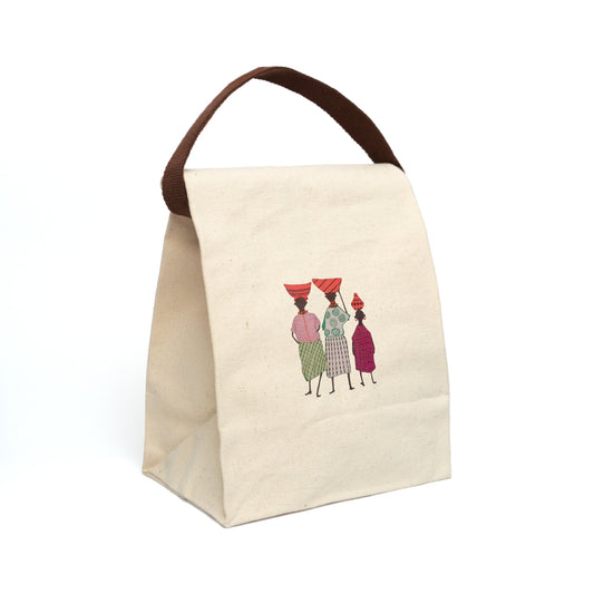 Dinkgwana - Canvas Lunch Bag with Strap