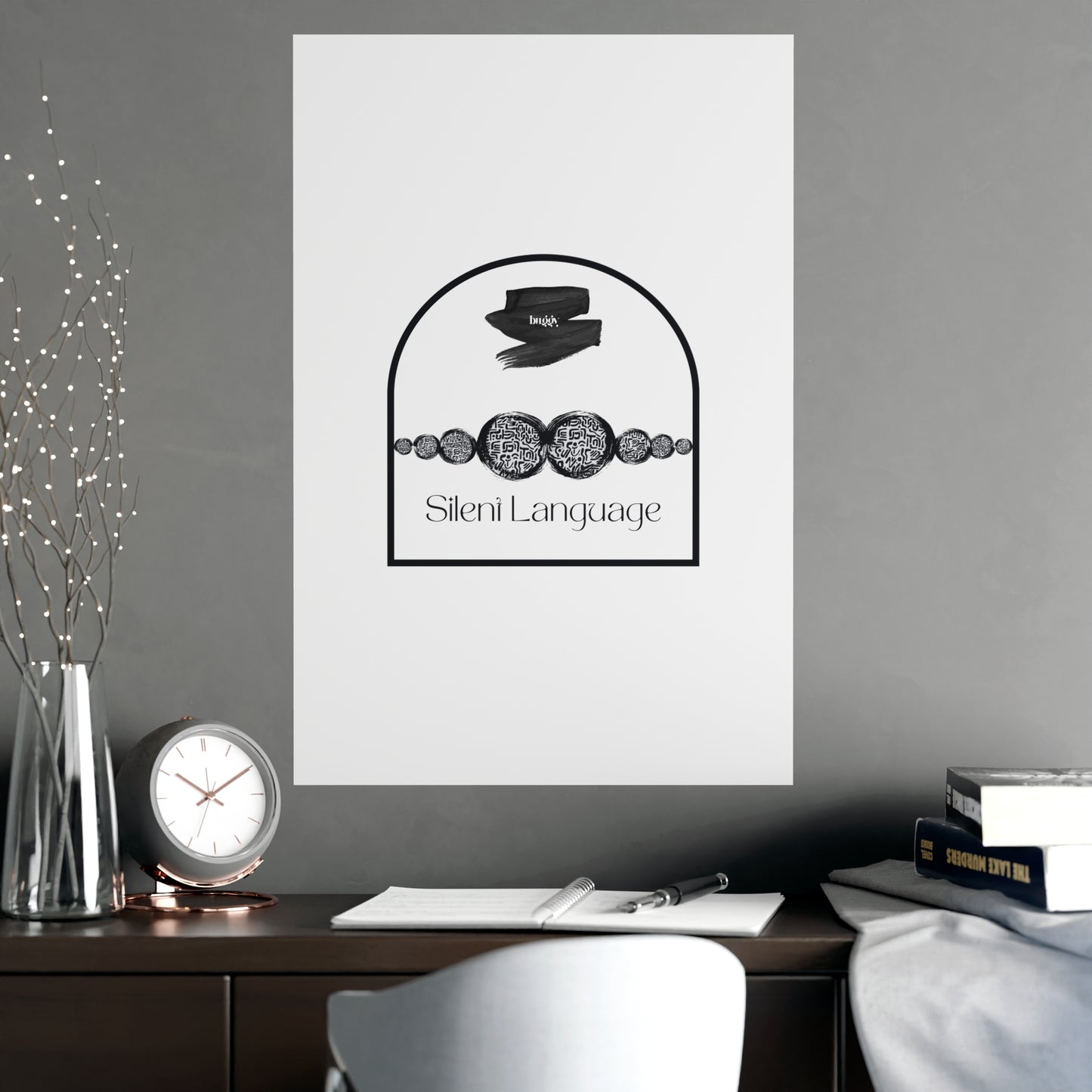 Silent Language Matte Poster - Elegant Wall Art for Home Décor