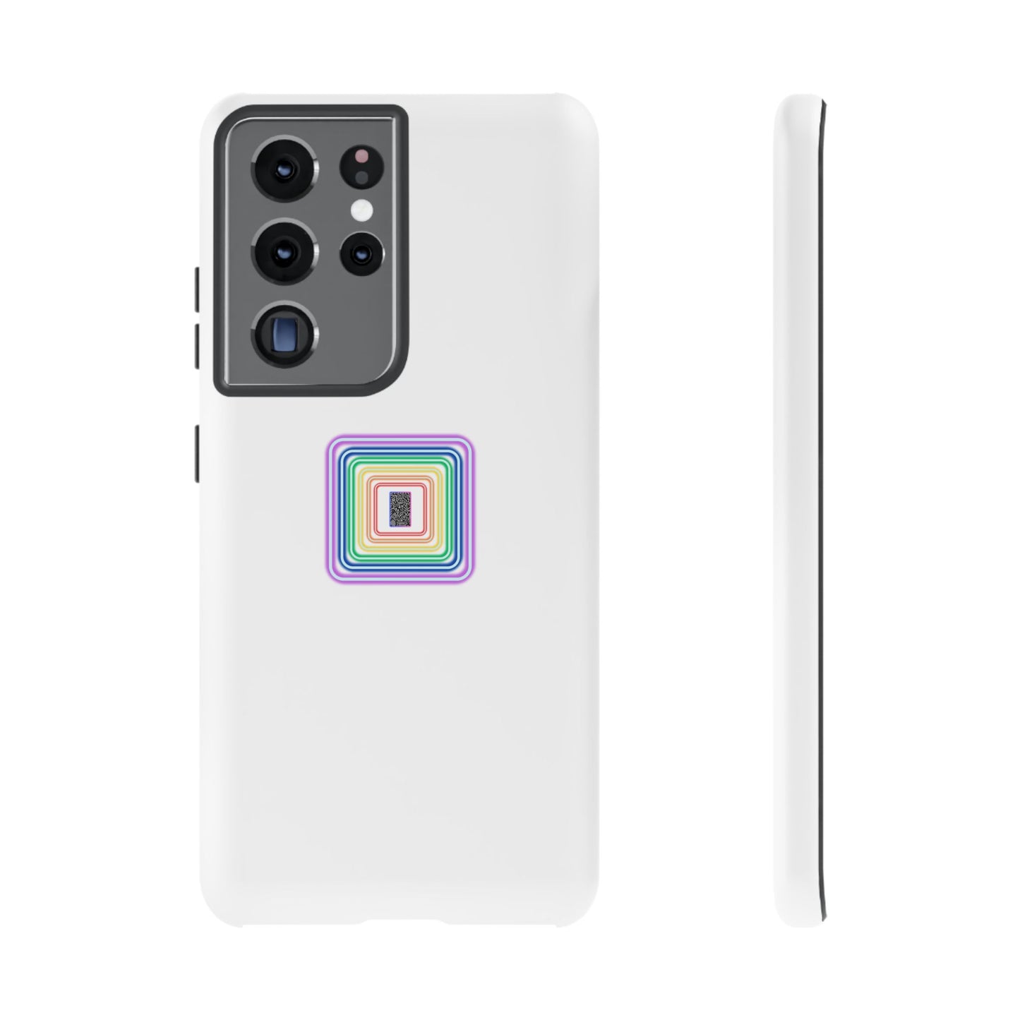 Colorful Geometric Phone Case for Tough Cases, Fun Phone Accessory, Unique Gift, Trendy Tech, Phone Protection