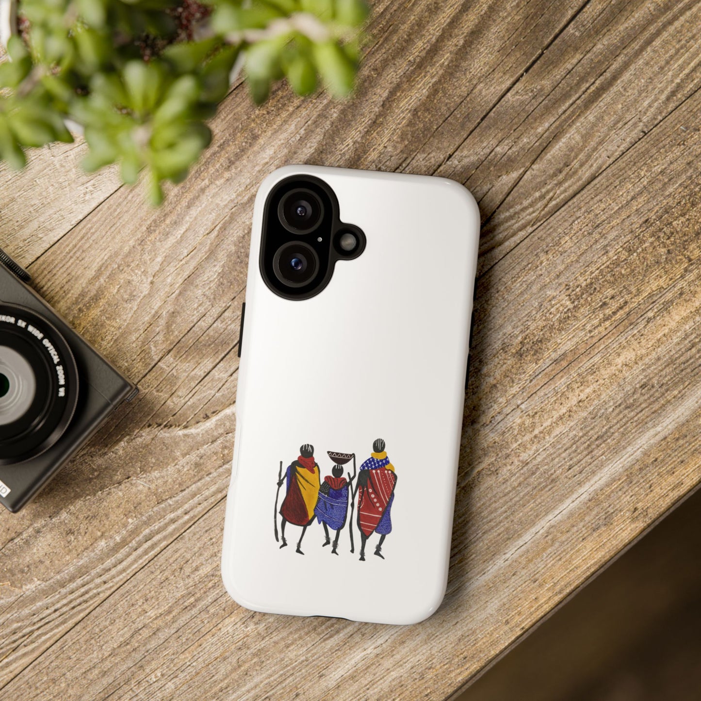 Stylish Phone Case Featuring Cultural Art, Tough Cases for Protection and Style, Gift for Holidays, Trendy Accessory, Unique Phone Cover