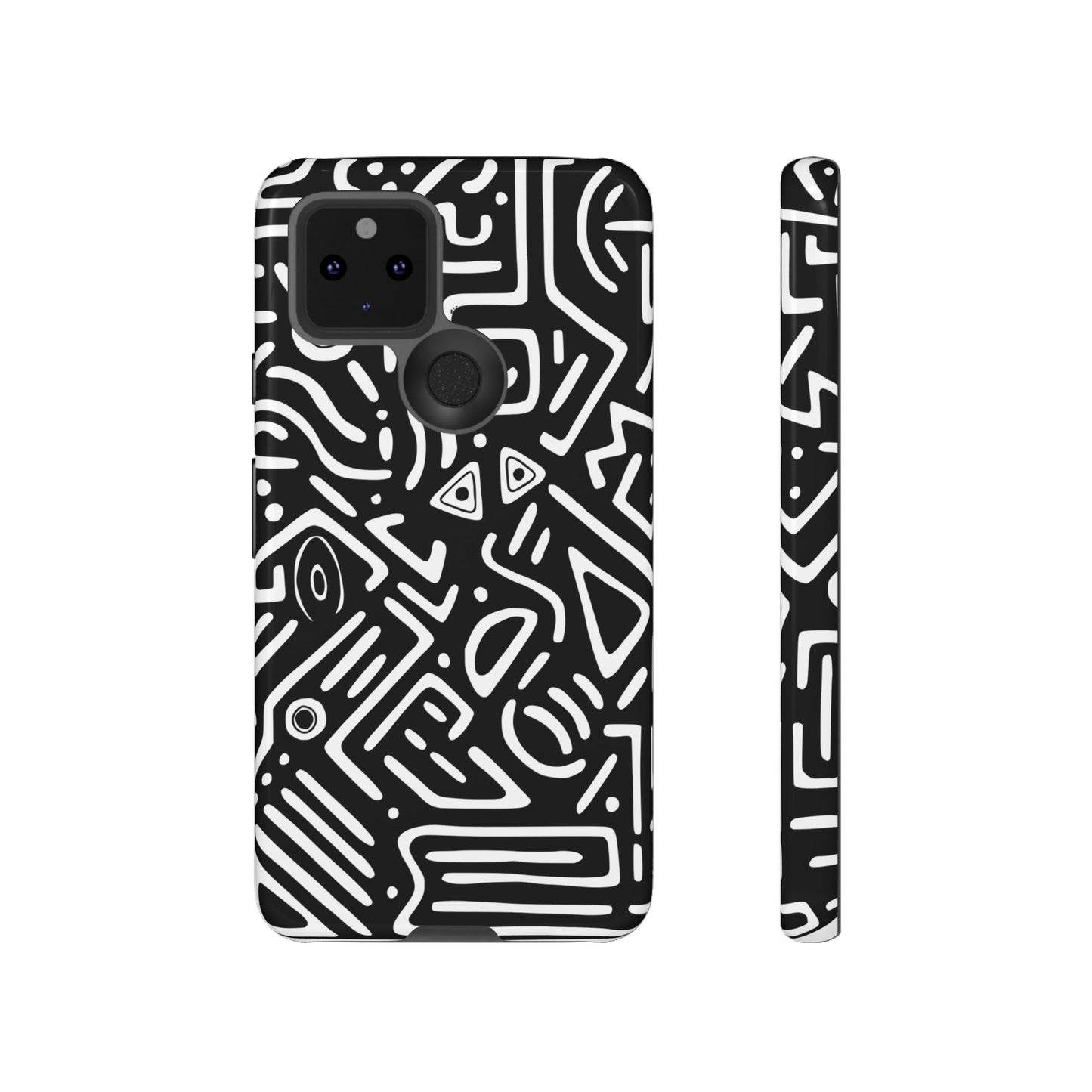 Stylish Phone Case, Abstract Design, Tough Cell Phone Cover, Modern Smartphone Protector, Gift for Tech Lovers, Unique Accessories