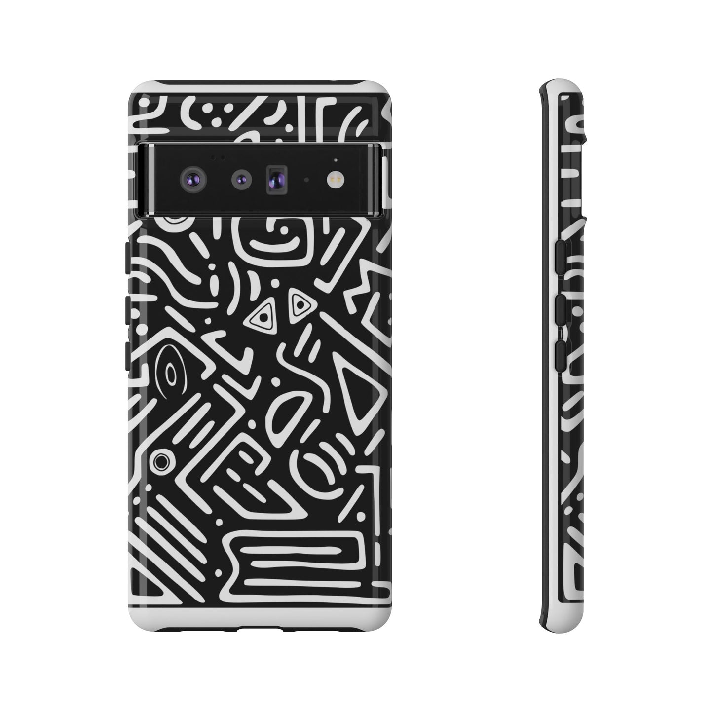 Stylish Phone Case, Abstract Design, Tough Cell Phone Cover, Modern Smartphone Protector, Gift for Tech Lovers, Unique Accessories
