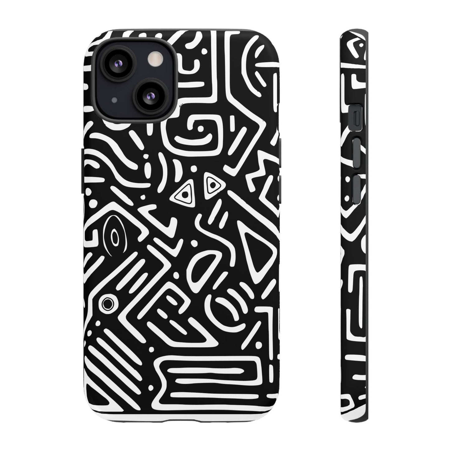 Stylish Phone Case, Abstract Design, Tough Cell Phone Cover, Modern Smartphone Protector, Gift for Tech Lovers, Unique Accessories