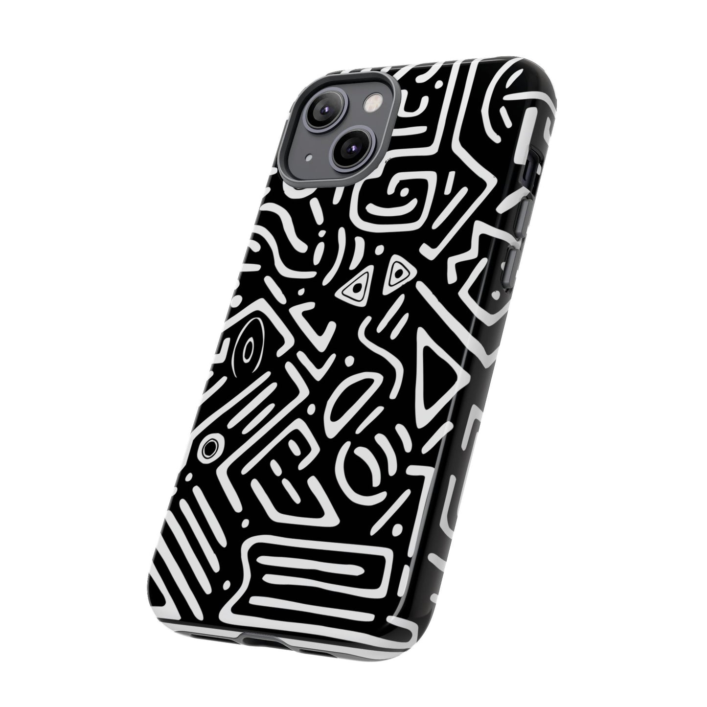 Stylish Phone Case, Abstract Design, Tough Cell Phone Cover, Modern Smartphone Protector, Gift for Tech Lovers, Unique Accessories