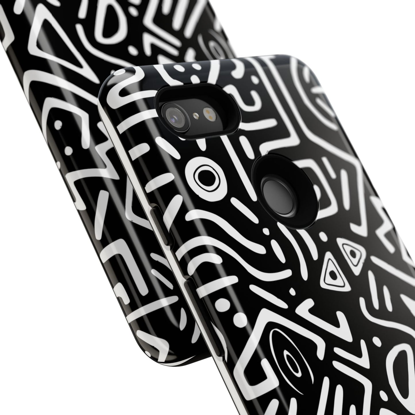 Stylish Phone Case, Abstract Design, Tough Cell Phone Cover, Modern Smartphone Protector, Gift for Tech Lovers, Unique Accessories