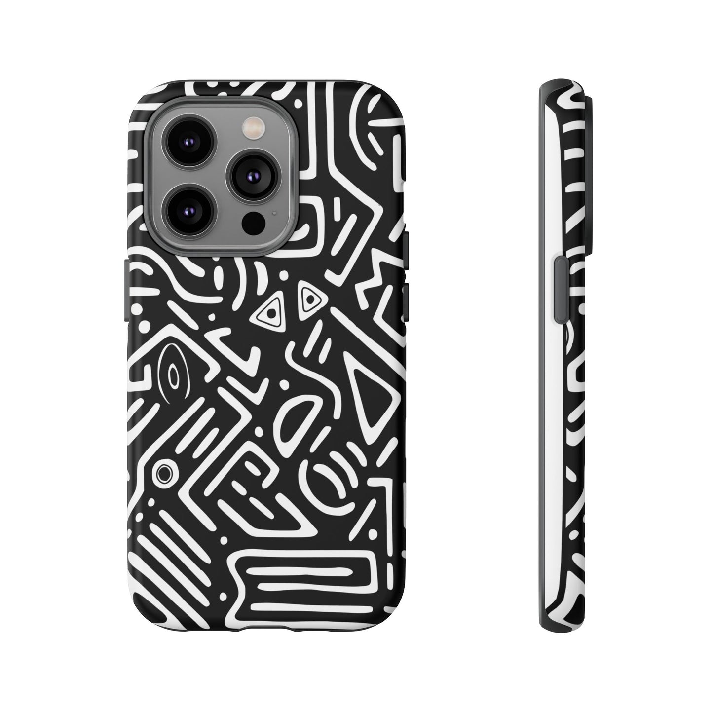 Stylish Phone Case, Abstract Design, Tough Cell Phone Cover, Modern Smartphone Protector, Gift for Tech Lovers, Unique Accessories