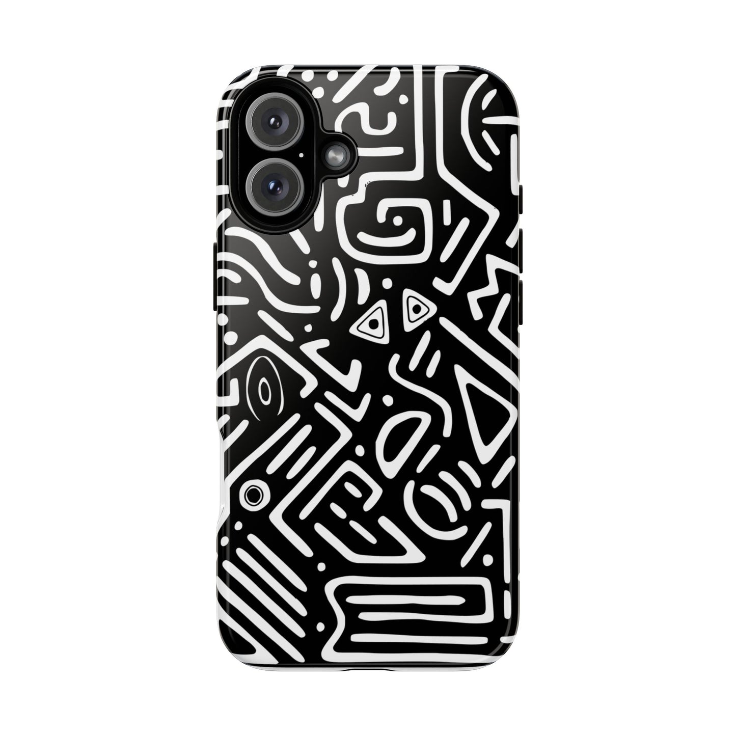 Stylish Phone Case, Abstract Design, Tough Cell Phone Cover, Modern Smartphone Protector, Gift for Tech Lovers, Unique Accessories