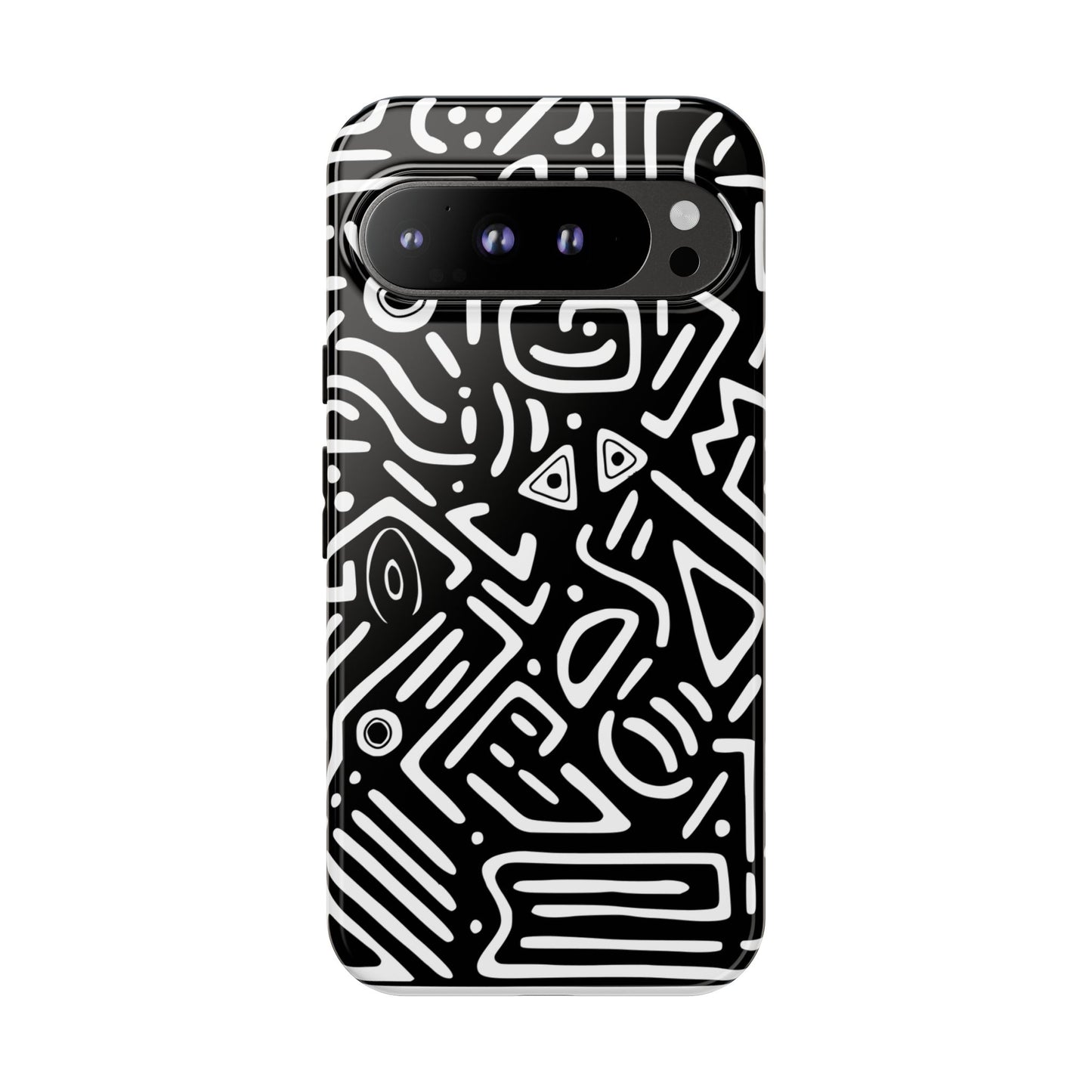 Stylish Phone Case, Abstract Design, Tough Cell Phone Cover, Modern Smartphone Protector, Gift for Tech Lovers, Unique Accessories