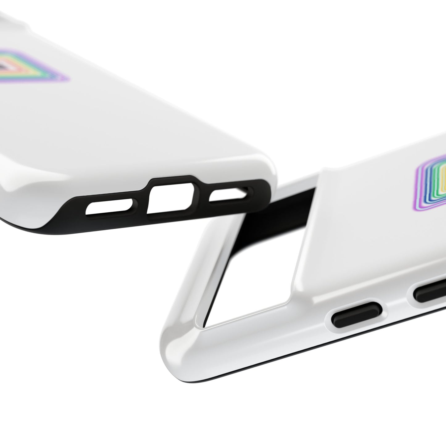 Colorful Geometric Phone Case for Tough Cases, Fun Phone Accessory, Unique Gift, Trendy Tech, Phone Protection