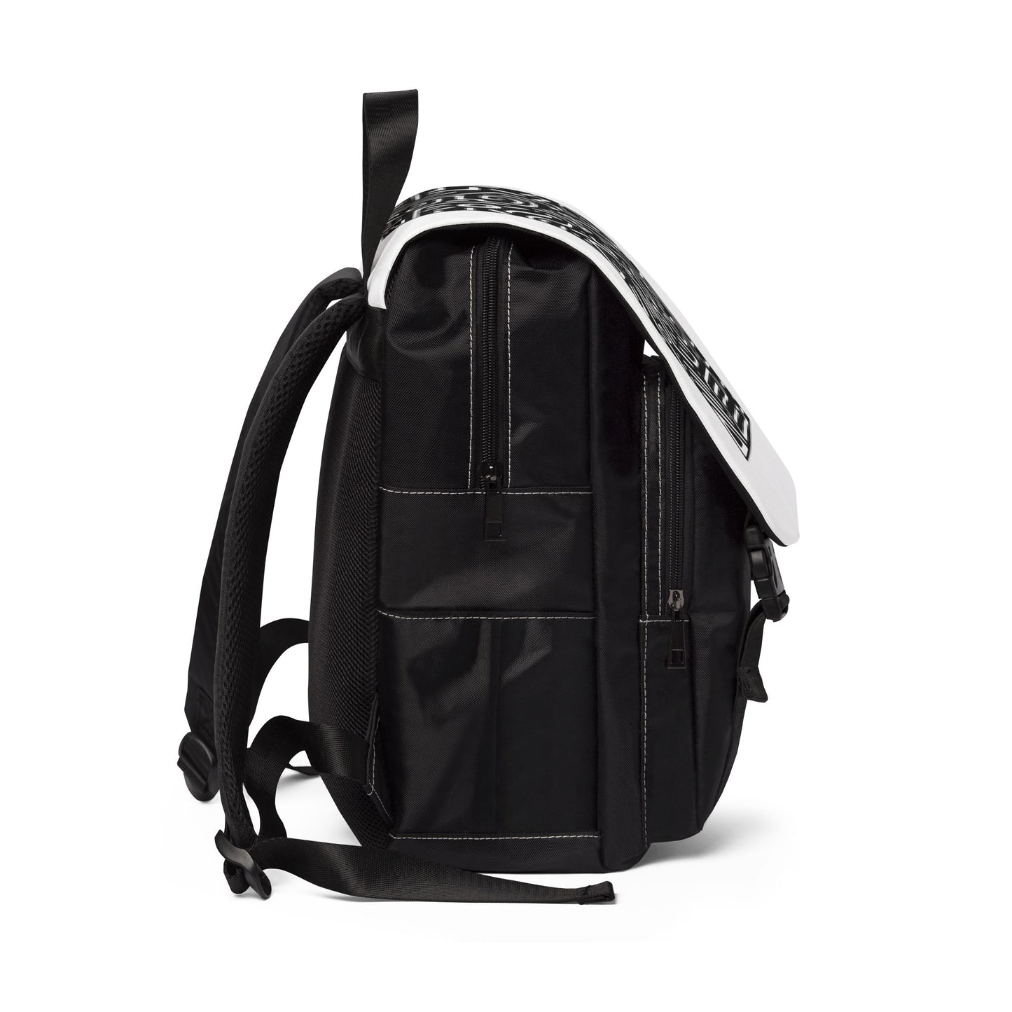 Unisex Casual Art-Themed Backpack, Stylish Everyday Bag, Functional School Pack, Trendy Travel Accessory, Unique Gift for Students