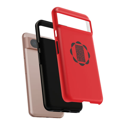 Tough Cases Phone Case, Bold Red Design, Unique Gift for Tech Lovers, Customize for Birthdays, Holidays, Everyday Use