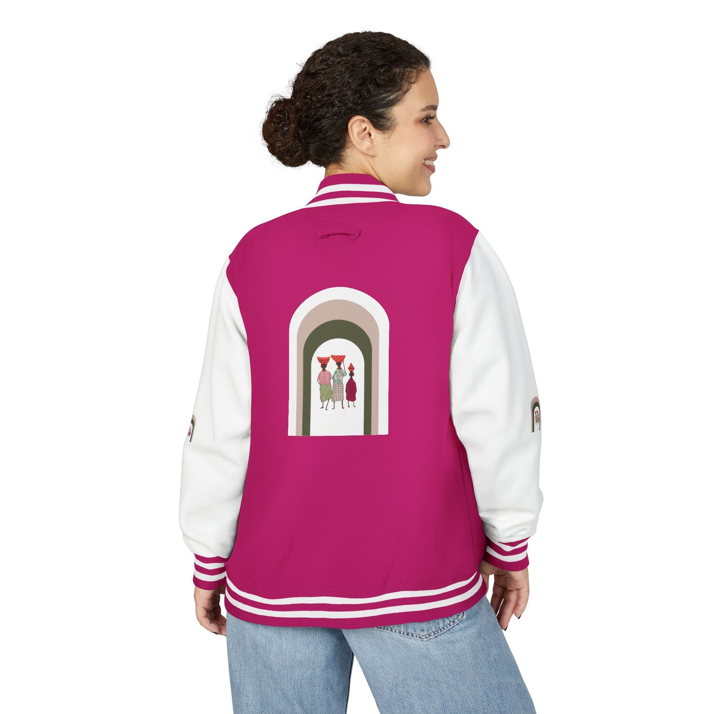 Dinkgwana - Stylish Unisex Letterman Jacket, Vintage Style Outerwear, Casual Everyday Jacket, Gift for Friends, Sports and Weekend Style