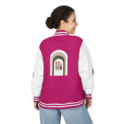 Dinkgwana - Stylish Unisex Letterman Jacket, Vintage Style Outerwear, Casual Everyday Jacket, Gift for Friends, Sports and Weekend Style