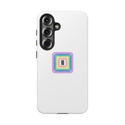 Colorful Geometric Phone Case for Tough Cases, Fun Phone Accessory, Unique Gift, Trendy Tech, Phone Protection