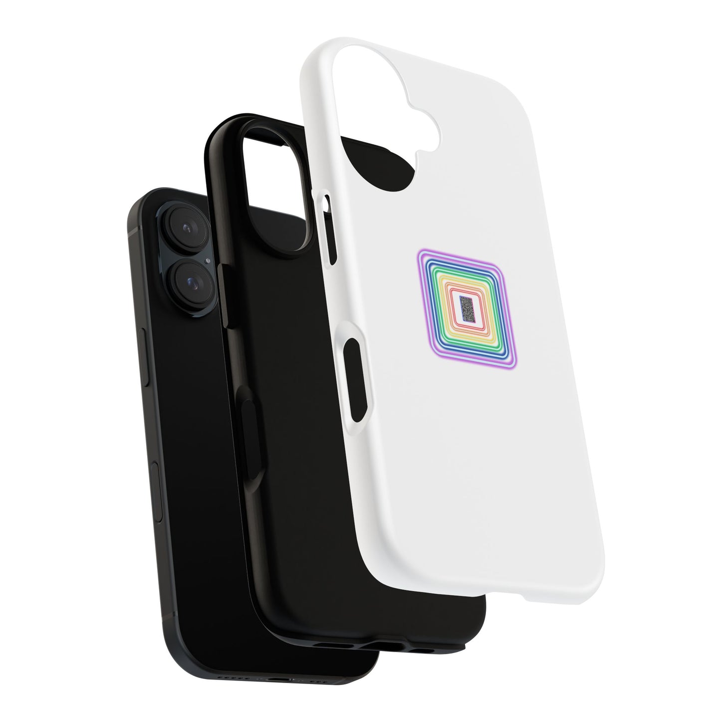 Colorful Geometric Phone Case for Tough Cases, Fun Phone Accessory, Unique Gift, Trendy Tech, Phone Protection