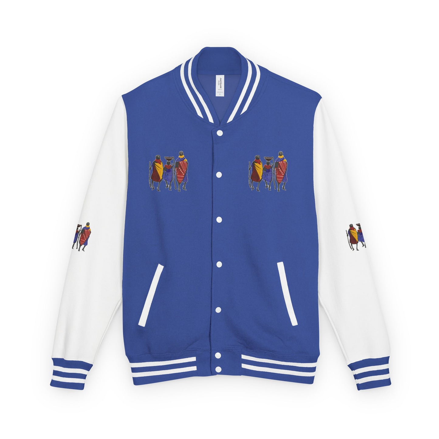 Ngwetsi - Unisex Letterman Jacket with Colorful Parrots Design, Trendy Outerwear, Casual Style, Gift for Animal Lovers, Comfortable and [...]