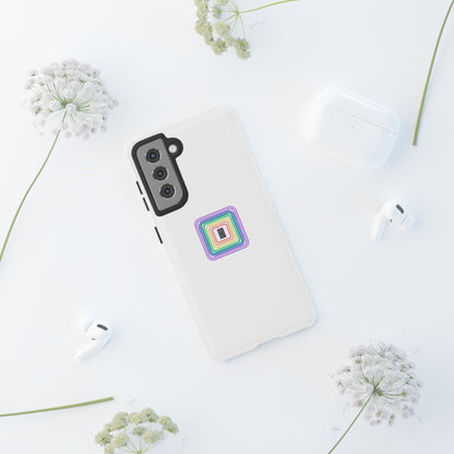 Colorful Geometric Phone Case for Tough Cases, Fun Phone Accessory, Unique Gift, Trendy Tech, Phone Protection