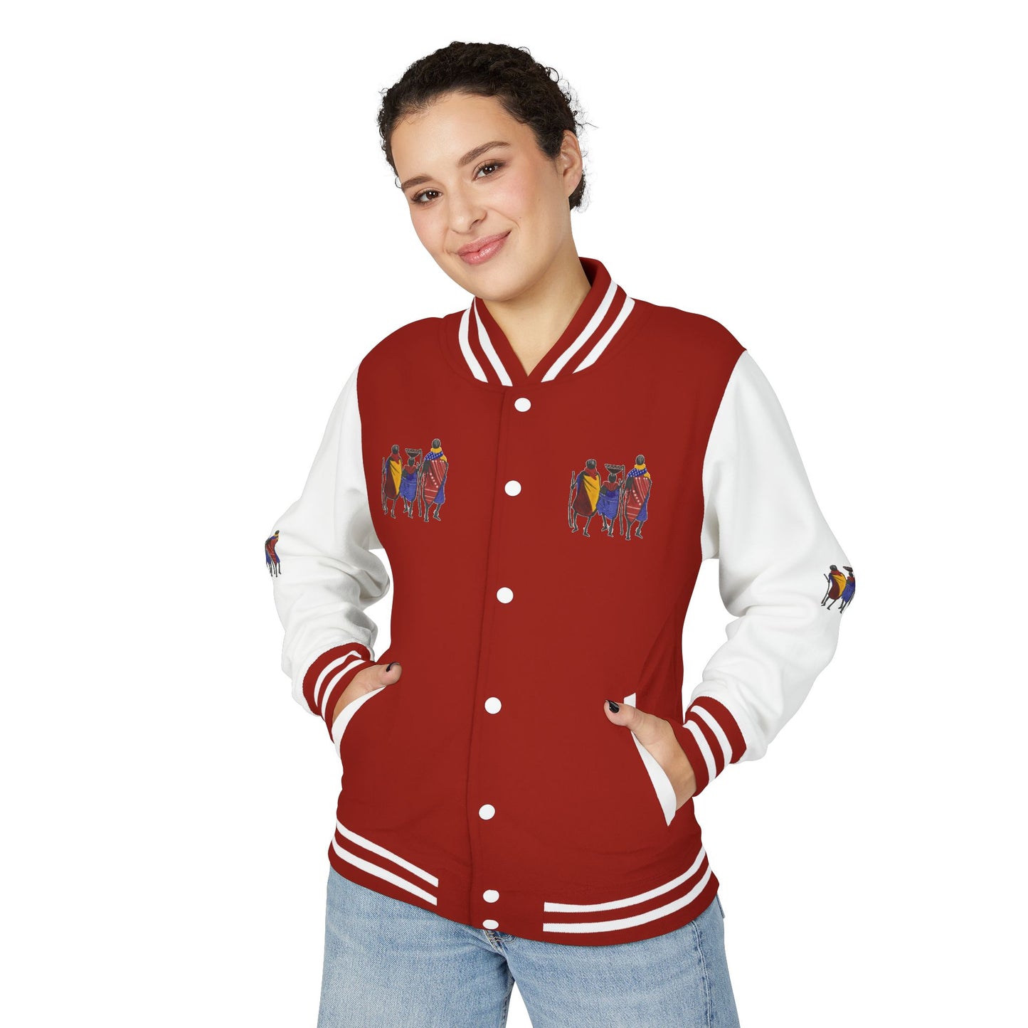 Ngwetsi - Unisex Letterman Jacket with Colorful Parrots Design, Trendy Outerwear, Casual Style, Gift for Animal Lovers, Comfortable and [...]