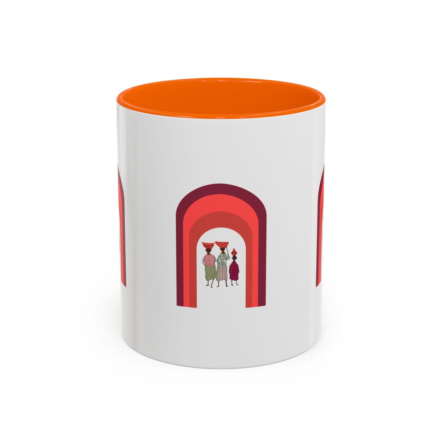 Colorful Tribal Accent Coffee Mug - Unique Art Design for Nightly Relaxation