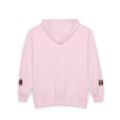 Ngwetsi Men Zip Hoodie — Nativity Christmas Chest & Sleeve Embroidered Design