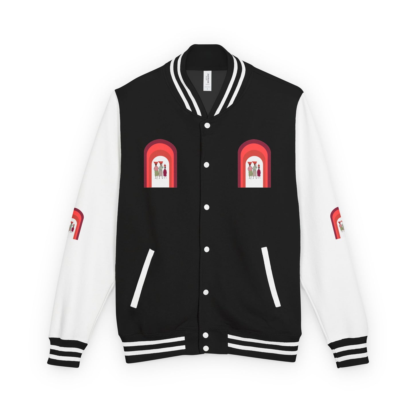 Dinkgwana - Unisex Letterman Jacket with Retro Design, Trendy Outerwear, Perfect for College, Parties, Gift Idea, Sports Events, Casual Wear