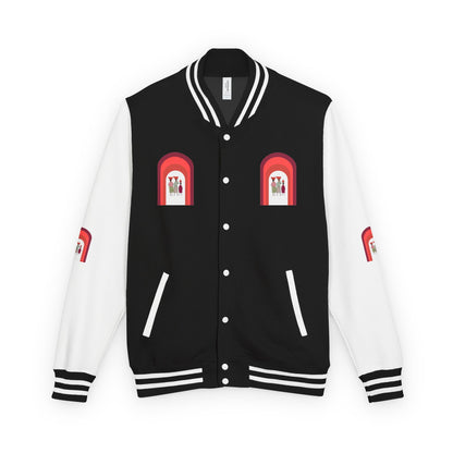 Dinkgwana - Unisex Letterman Jacket with Retro Design, Trendy Outerwear, Perfect for College, Parties, Gift Idea, Sports Events, Casual Wear