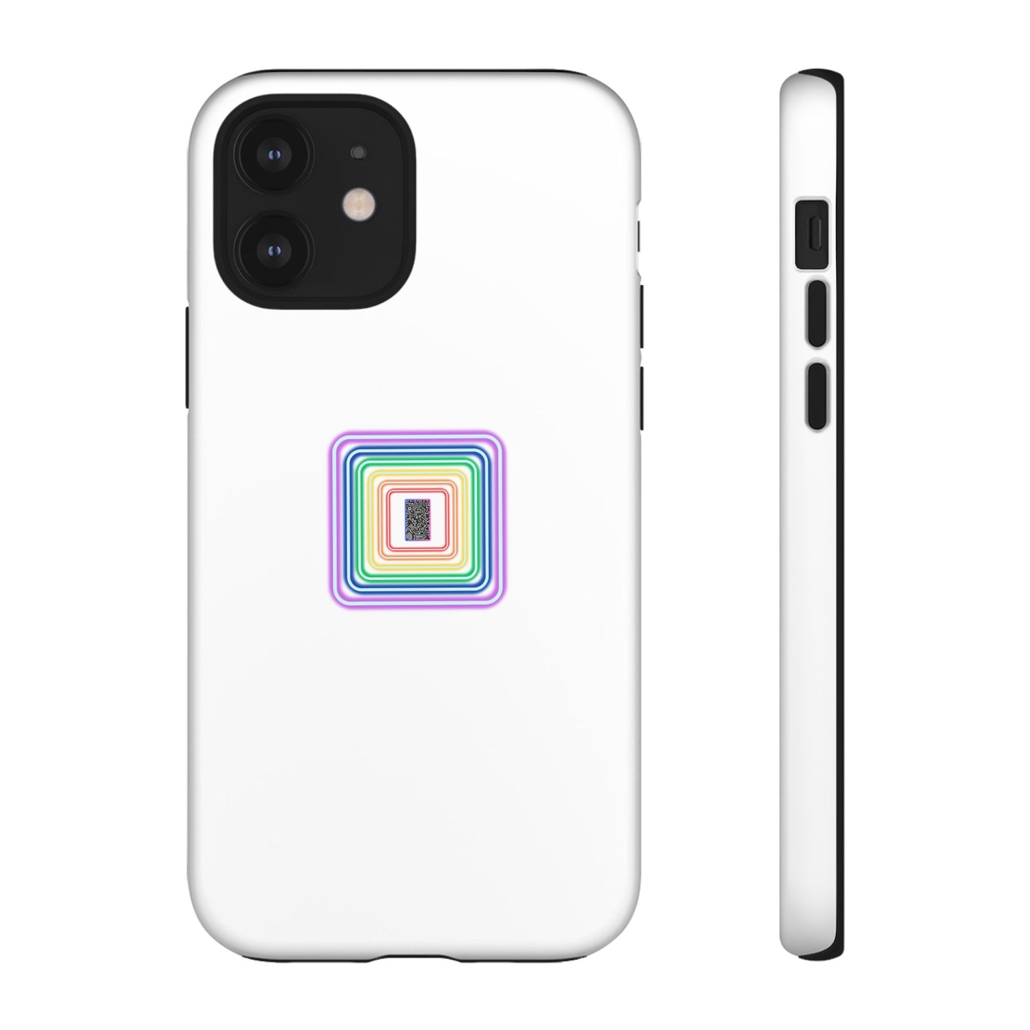 Colorful Geometric Phone Case for Tough Cases, Fun Phone Accessory, Unique Gift, Trendy Tech, Phone Protection