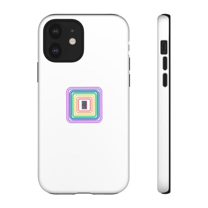 Colorful Geometric Phone Case for Tough Cases, Fun Phone Accessory, Unique Gift, Trendy Tech, Phone Protection
