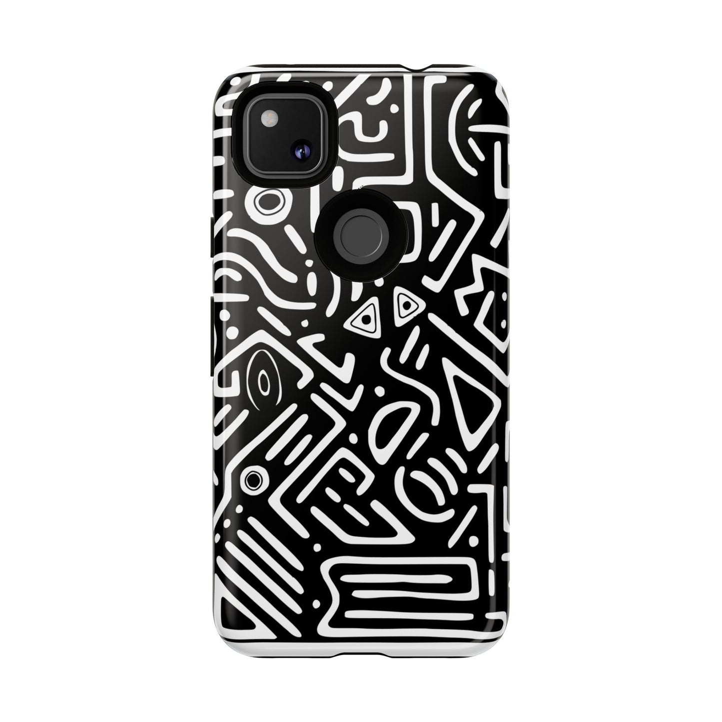 Stylish Phone Case, Abstract Design, Tough Cell Phone Cover, Modern Smartphone Protector, Gift for Tech Lovers, Unique Accessories