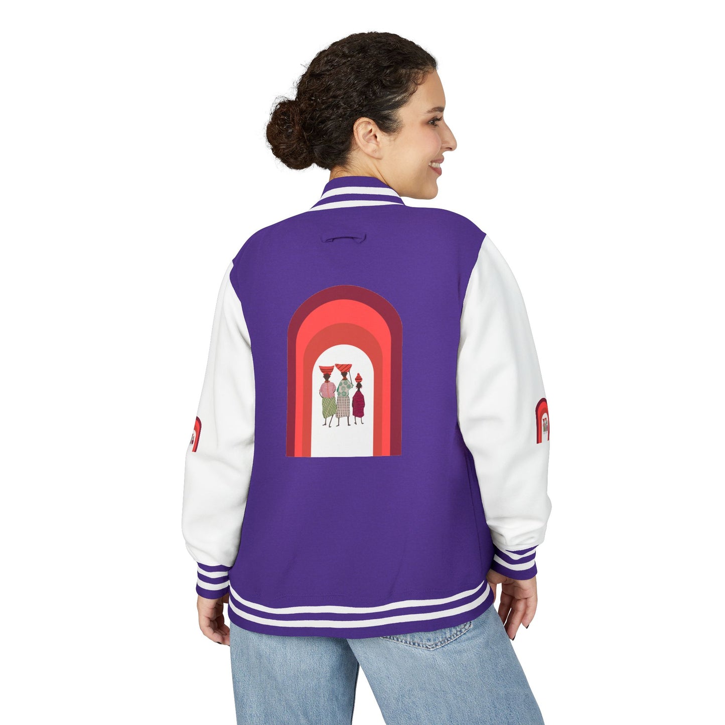 Dinkgwana - Unisex Letterman Jacket with Retro Design, Trendy Outerwear, Perfect for College, Parties, Gift Idea, Sports Events, Casual Wear