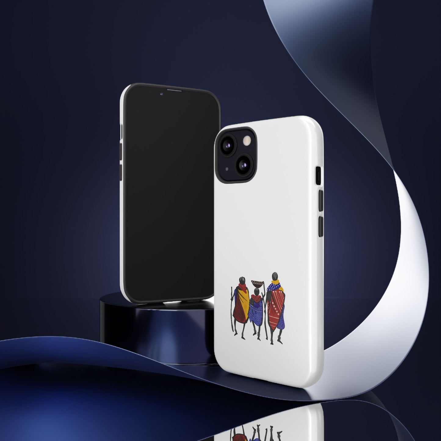 Stylish Phone Case Featuring Cultural Art, Tough Cases for Protection and Style, Gift for Holidays, Trendy Accessory, Unique Phone Cover