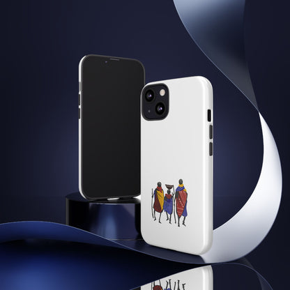 Stylish Phone Case Featuring Cultural Art, Tough Cases for Protection and Style, Gift for Holidays, Trendy Accessory, Unique Phone Cover