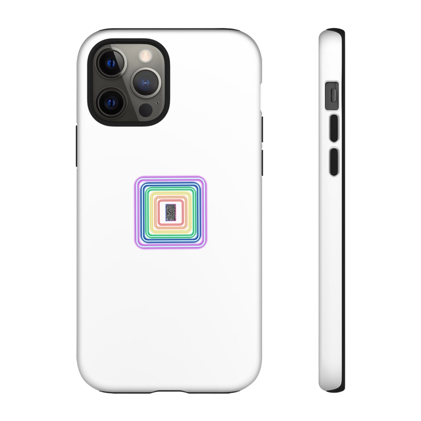 Colorful Geometric Phone Case for Tough Cases, Fun Phone Accessory, Unique Gift, Trendy Tech, Phone Protection