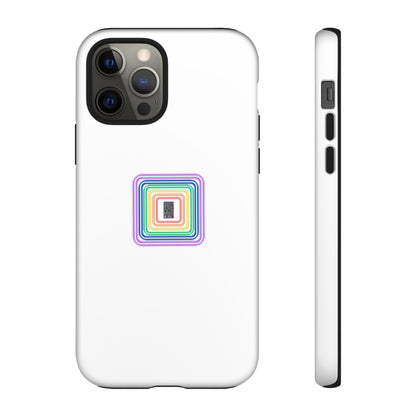 Colorful Geometric Phone Case for Tough Cases, Fun Phone Accessory, Unique Gift, Trendy Tech, Phone Protection