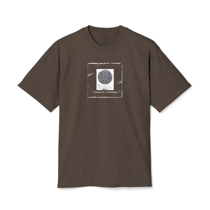 Fabric Of A Thought - Unisex Heavy Faded Tee | Relaxed Casual Style | Perfect for Everyday Wear, Gifting, Festivals, Summer Outings, Lounge Wear