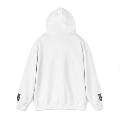 Pulse Hoodie — Minimal Black & White Tech Graphic