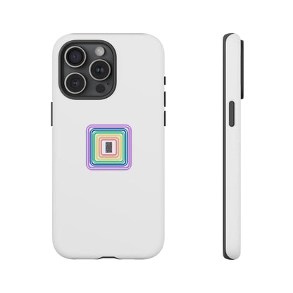 Colorful Geometric Phone Case for Tough Cases, Fun Phone Accessory, Unique Gift, Trendy Tech, Phone Protection
