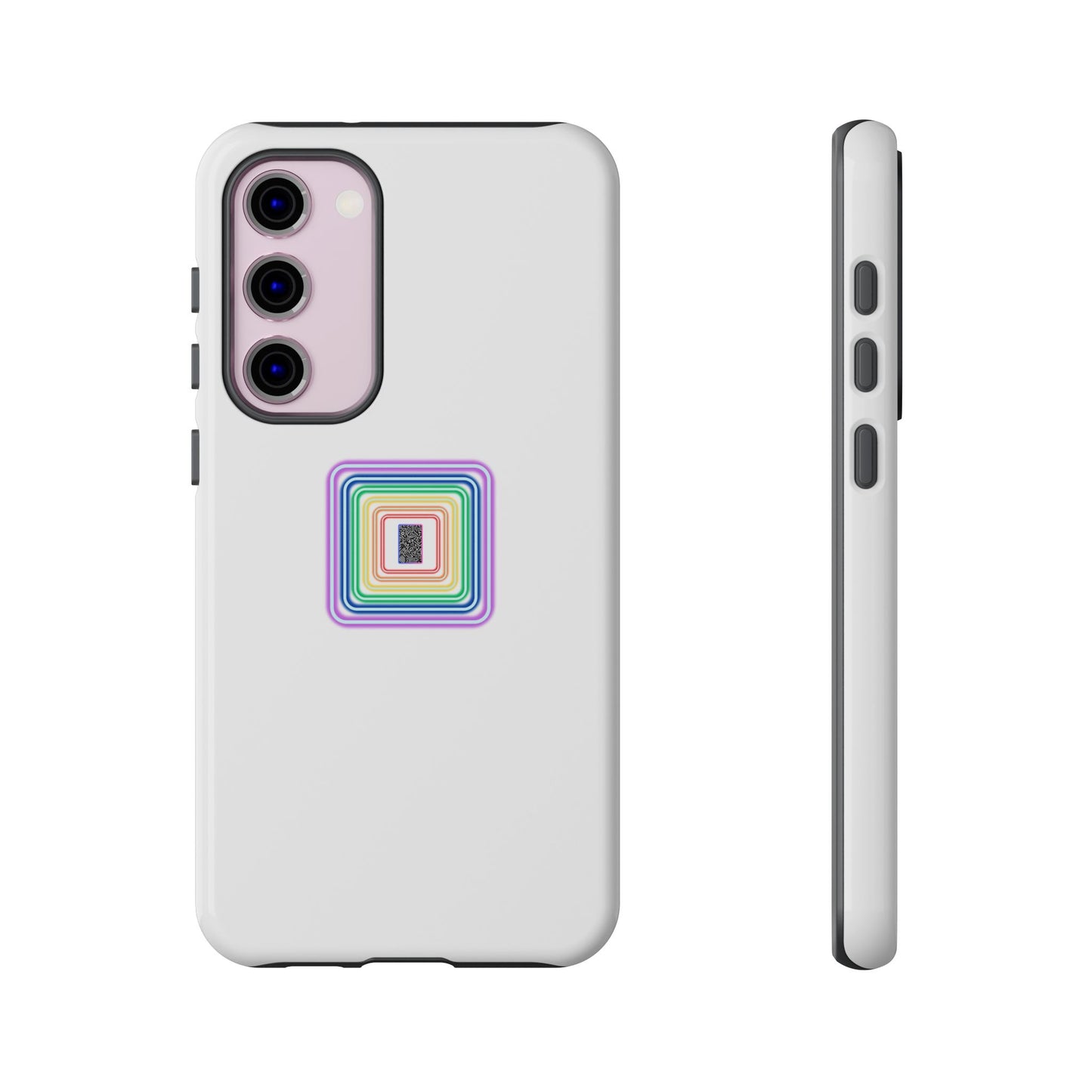 Colorful Geometric Phone Case for Tough Cases, Fun Phone Accessory, Unique Gift, Trendy Tech, Phone Protection