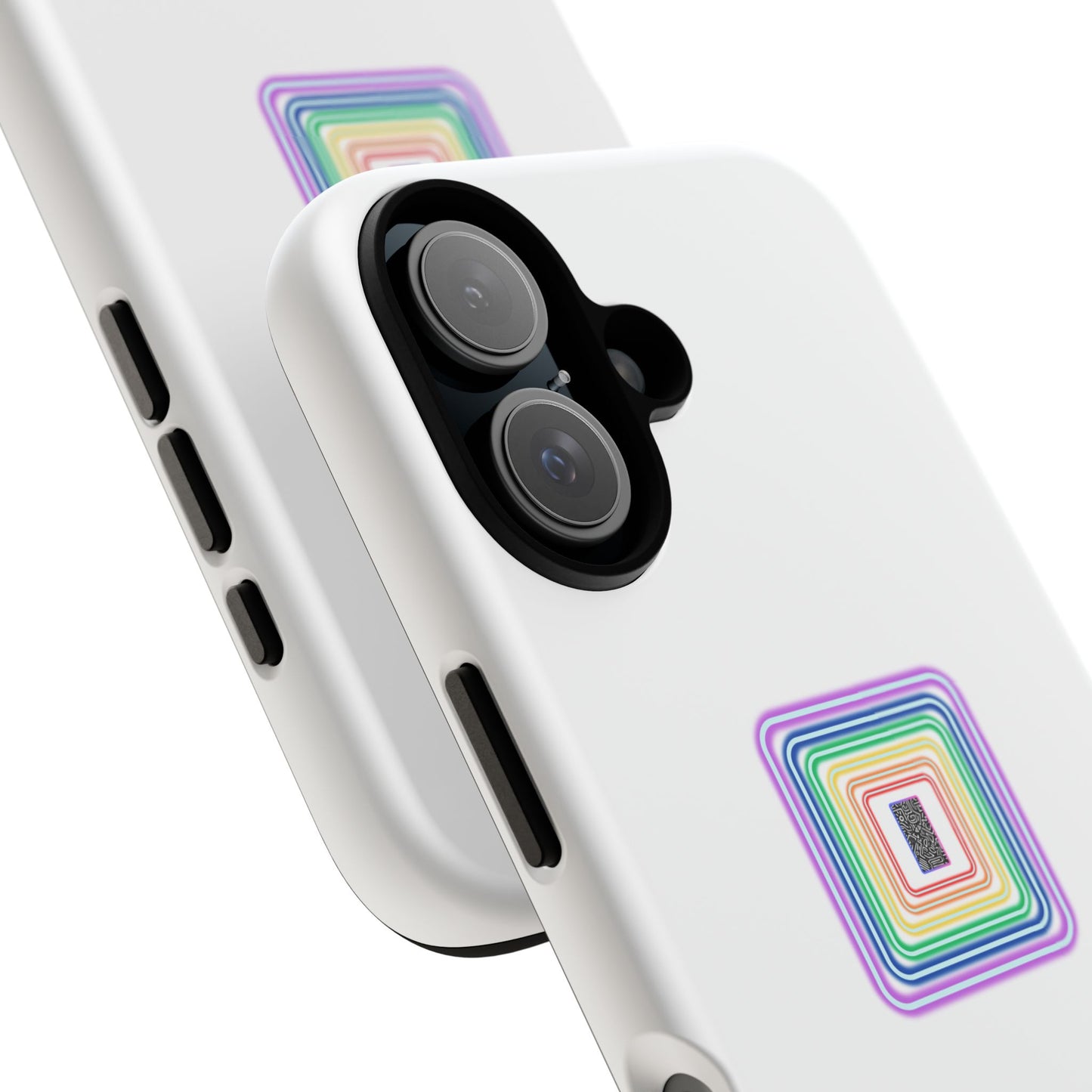 Colorful Geometric Phone Case for Tough Cases, Fun Phone Accessory, Unique Gift, Trendy Tech, Phone Protection