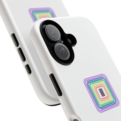 Colorful Geometric Phone Case for Tough Cases, Fun Phone Accessory, Unique Gift, Trendy Tech, Phone Protection