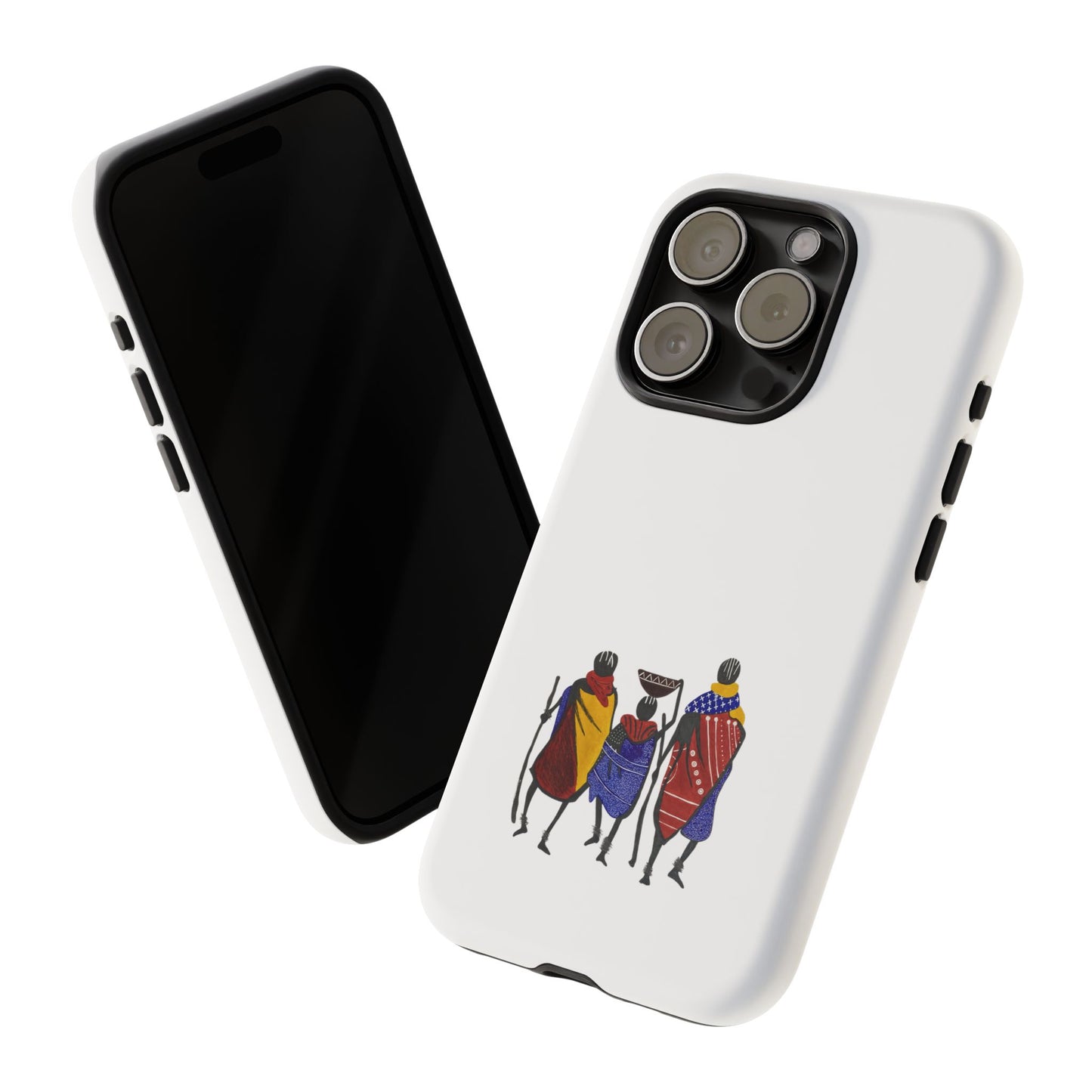 Stylish Phone Case Featuring Cultural Art, Tough Cases for Protection and Style, Gift for Holidays, Trendy Accessory, Unique Phone Cover