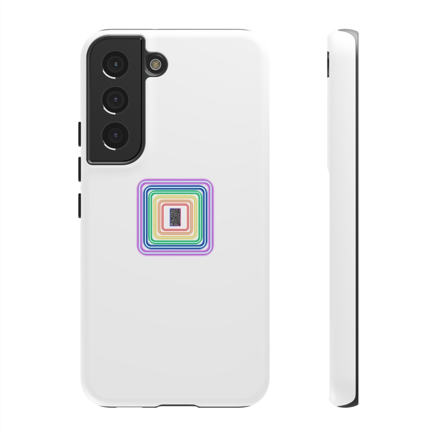 Colorful Geometric Phone Case for Tough Cases, Fun Phone Accessory, Unique Gift, Trendy Tech, Phone Protection